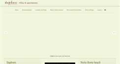 Desktop Screenshot of daphnes-zakynthos.com